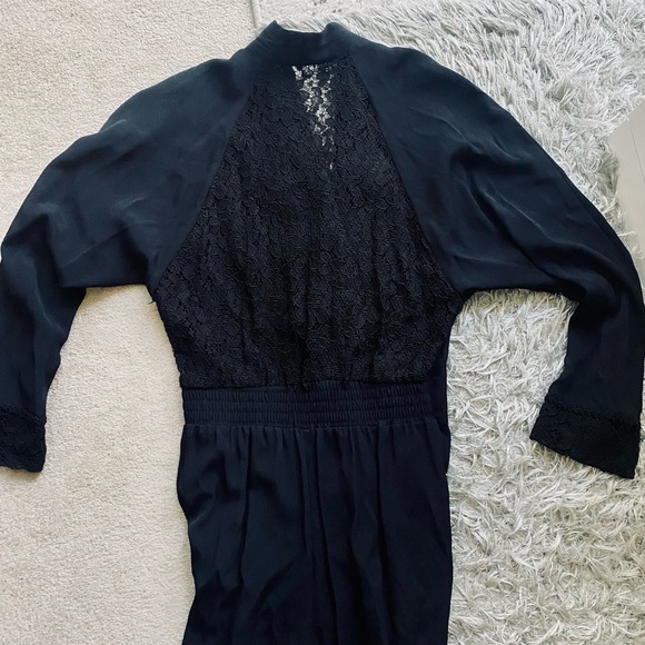 Vintage PG Collections Ginger Bort black lace back Jumpsuit - Picture 8 of 10